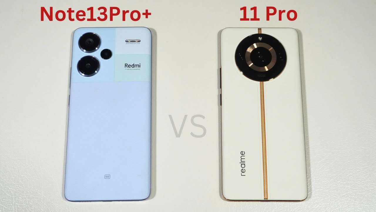 Redmi Note 13 Pro Plus vs Realme 11 Pro Plus Speed Test and Camera Comparison