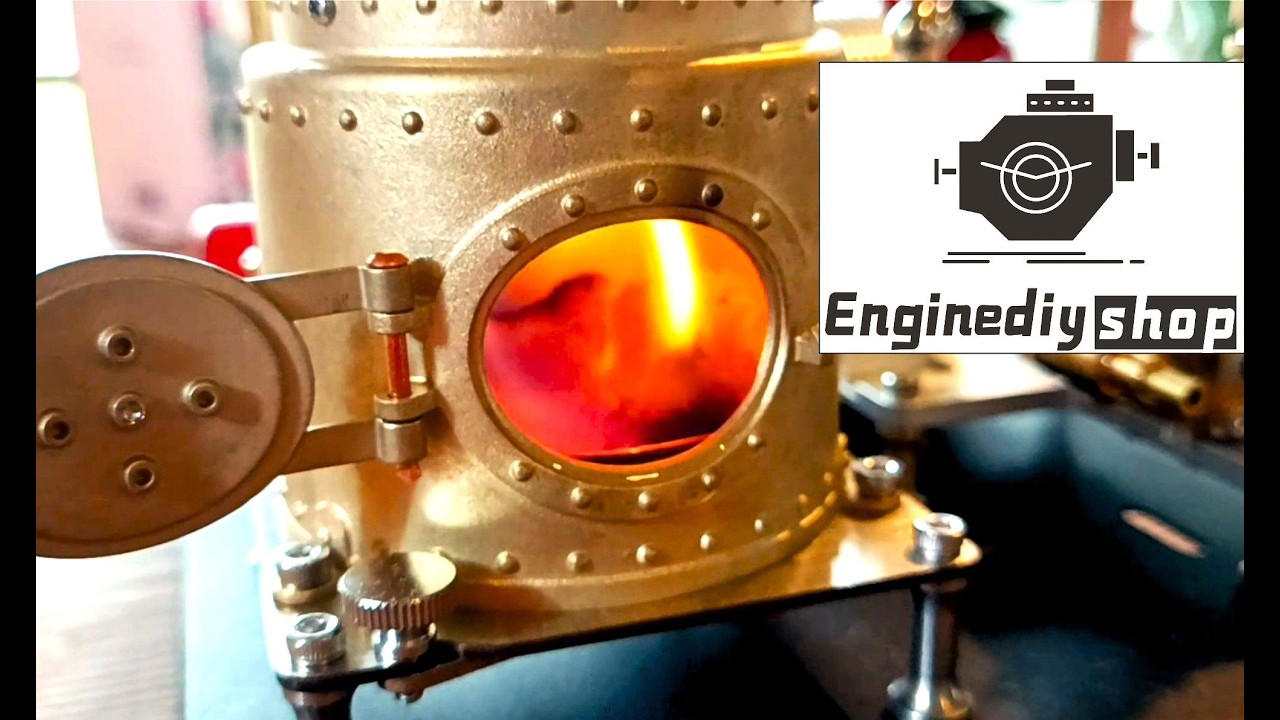Stunning Steam Engine Model By Engine DIY Shop