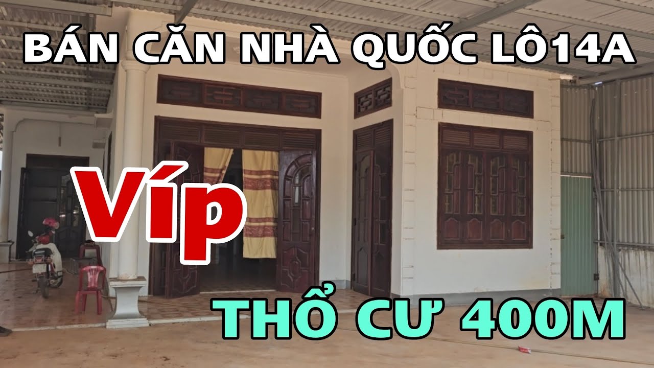 BÁN nhà quốc lộ14a nỡ hậu 15x100 thổ cư 400m tại huyện chư puh tỉnh gia lai