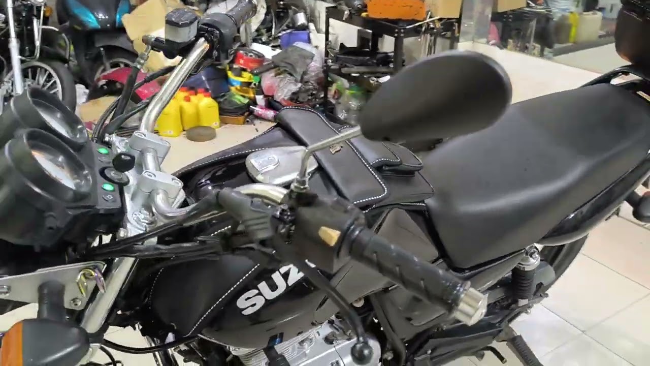 Suzuki En125-2F 2017 màu đen nguyên zin tiết kiêm xăng, 1 chủ từ đầu Lâm motor 