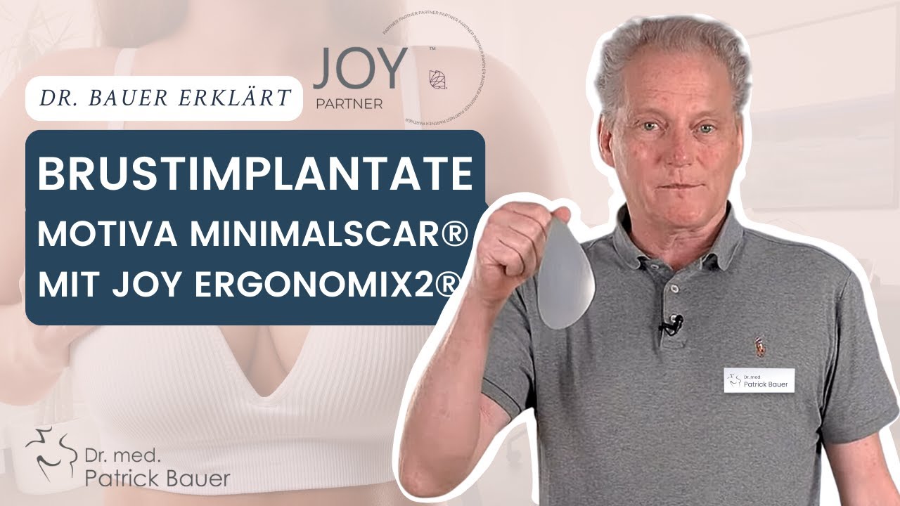 Brustimplantate ERGONOMIX2® - Neuheit von JOYbyMOTIVA® beim Münchener Brustchirurgen Dr. Bauer