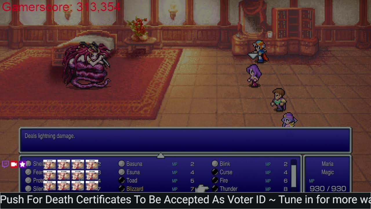 Final Fantasy 2 skill grinding