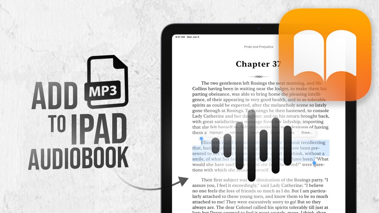 Как добавить MP3-файл в аудиокнигу на iPad (урок)