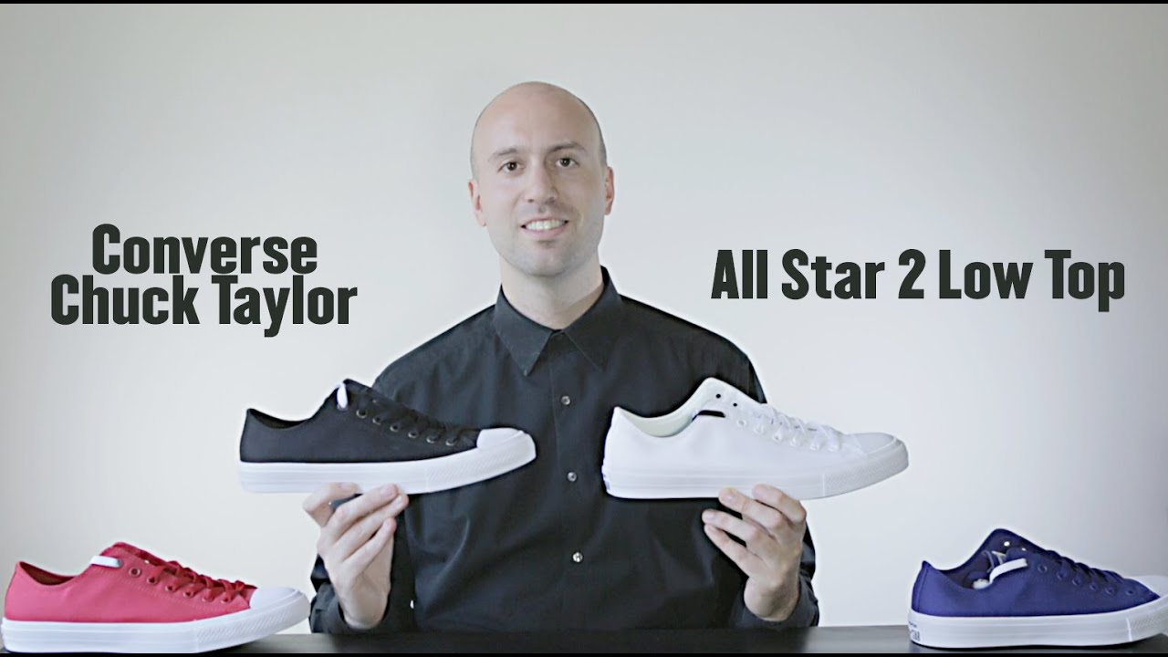 4 colors - Low Top - Converse Chuck Taylor All Star 2 Review + Unboxing +On Feet - Mr Stoltz 2015