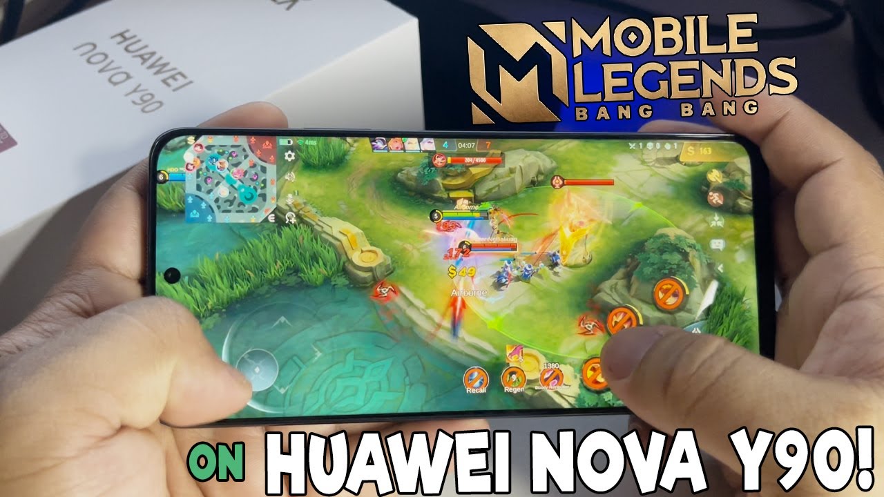 Mobile Legends: Bang Bang Gameplay on HUAWEI NOVA Y90 (8/128) IN 2023? | ULTRA SETTINGS?