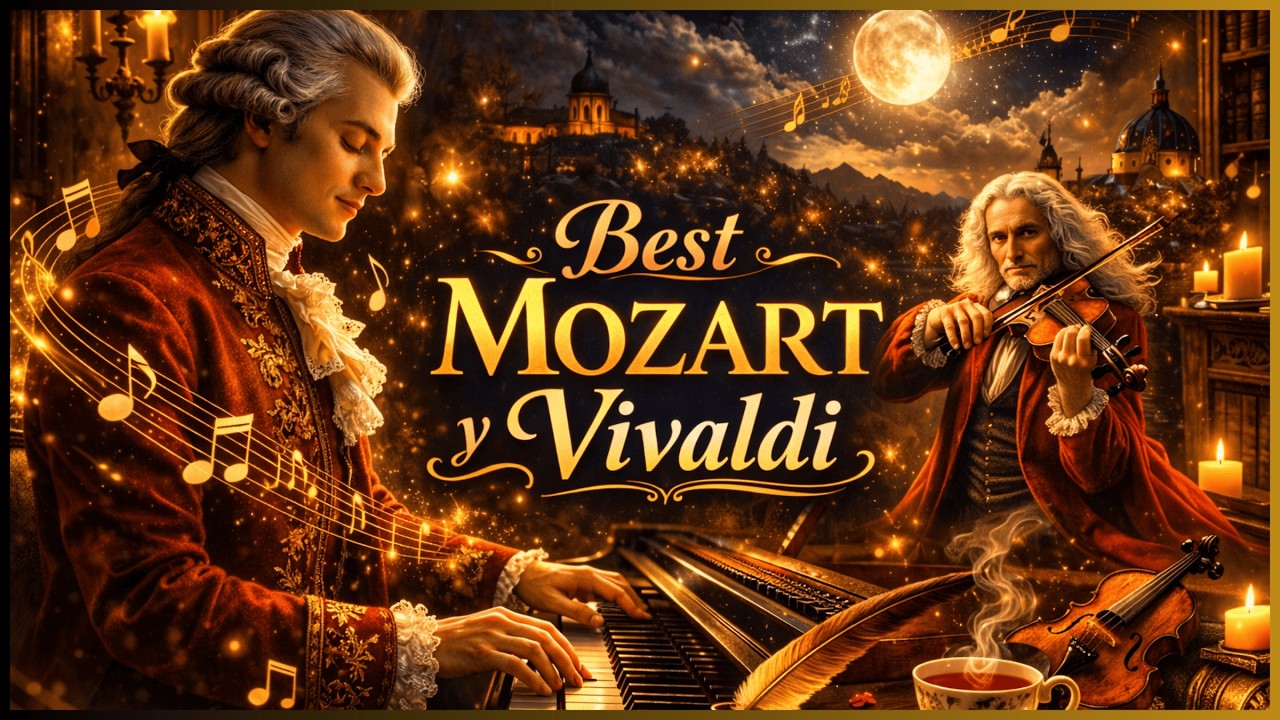 🔴 EN VIVO | Mozart para Activar tu Mente 🎼 Charlemos en el Chat🎹✨