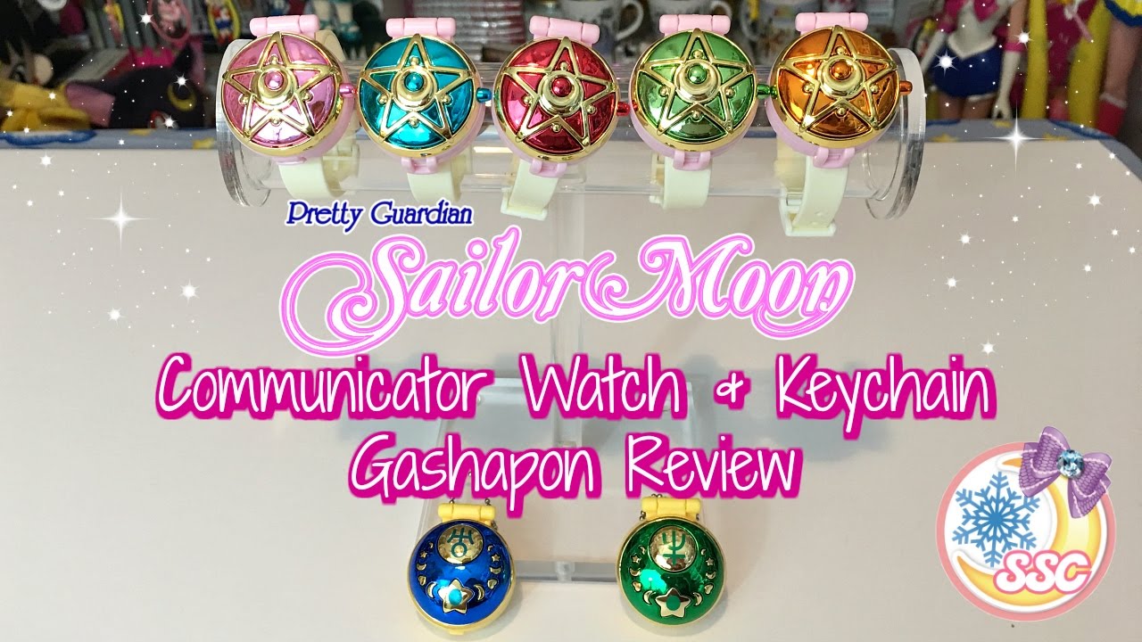 Sailor Moon Communicator Watch & Keychain Gashapon Review ~ セーラームーン
