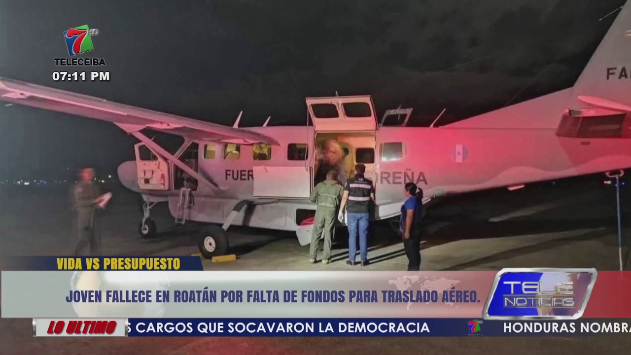 Joven fallece en Roatán por falta de fondos para traslado aéreo