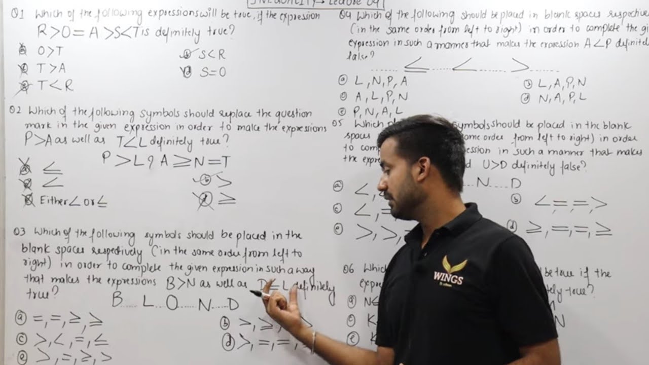 Inequality|Mains Level 1 & 2 Marks QuestionsIILec-4||Reasoning||BANK PO/BA