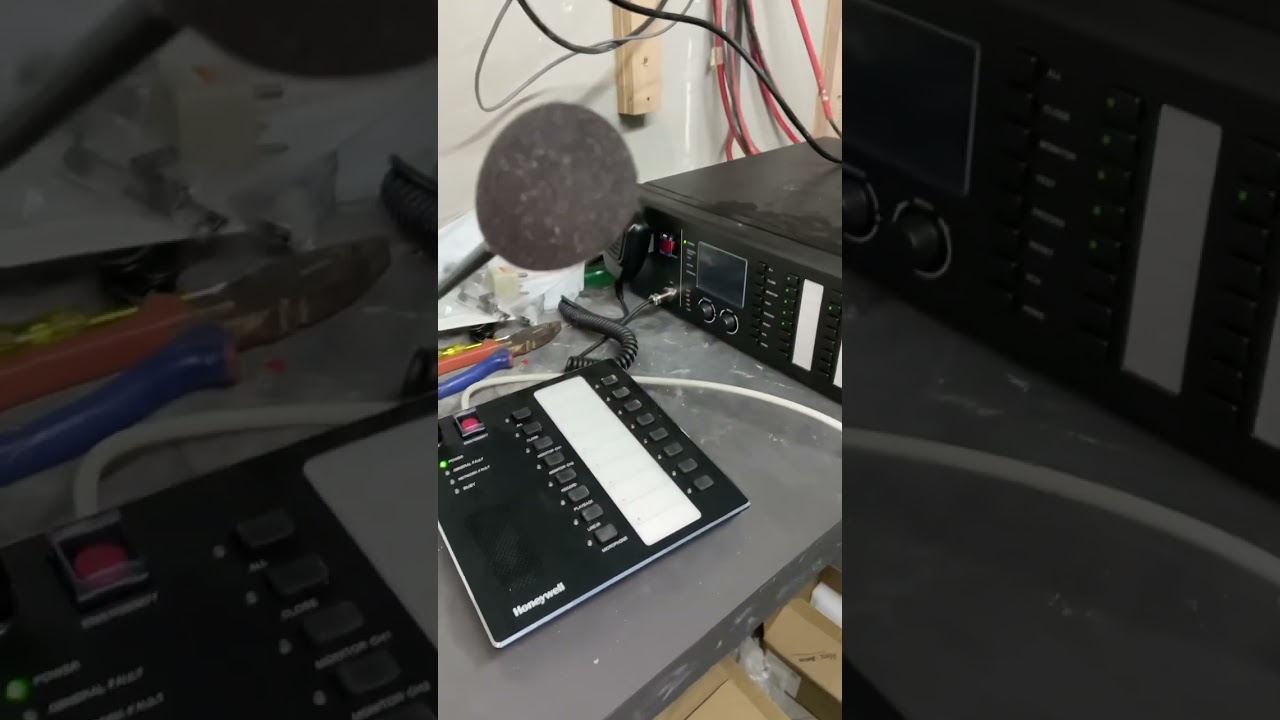 Honeywell Intevio PA system - playing evacuation message from controller