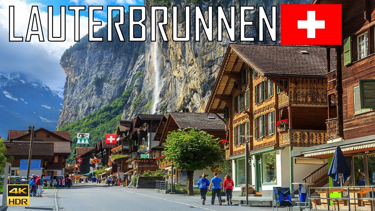Lauterbrunnen Switzerland 🇨🇭 | Some People call it Heaven 🇨🇭 4K 60FPS