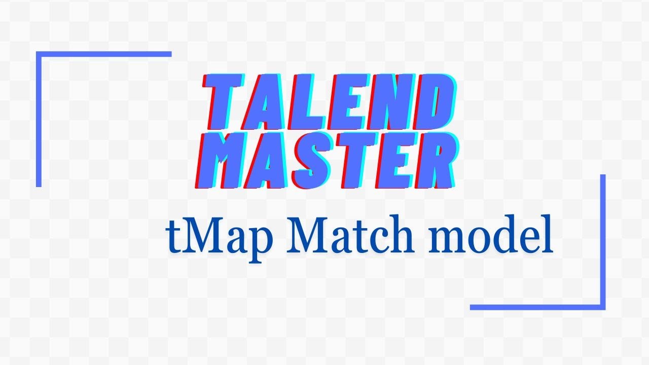 Match model in tMap
