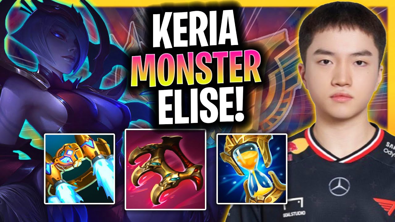 KERIA IS A MONSTER WITH ELISE! | T1 Keria Plays Elise Support vs Alistar!  Season 2025