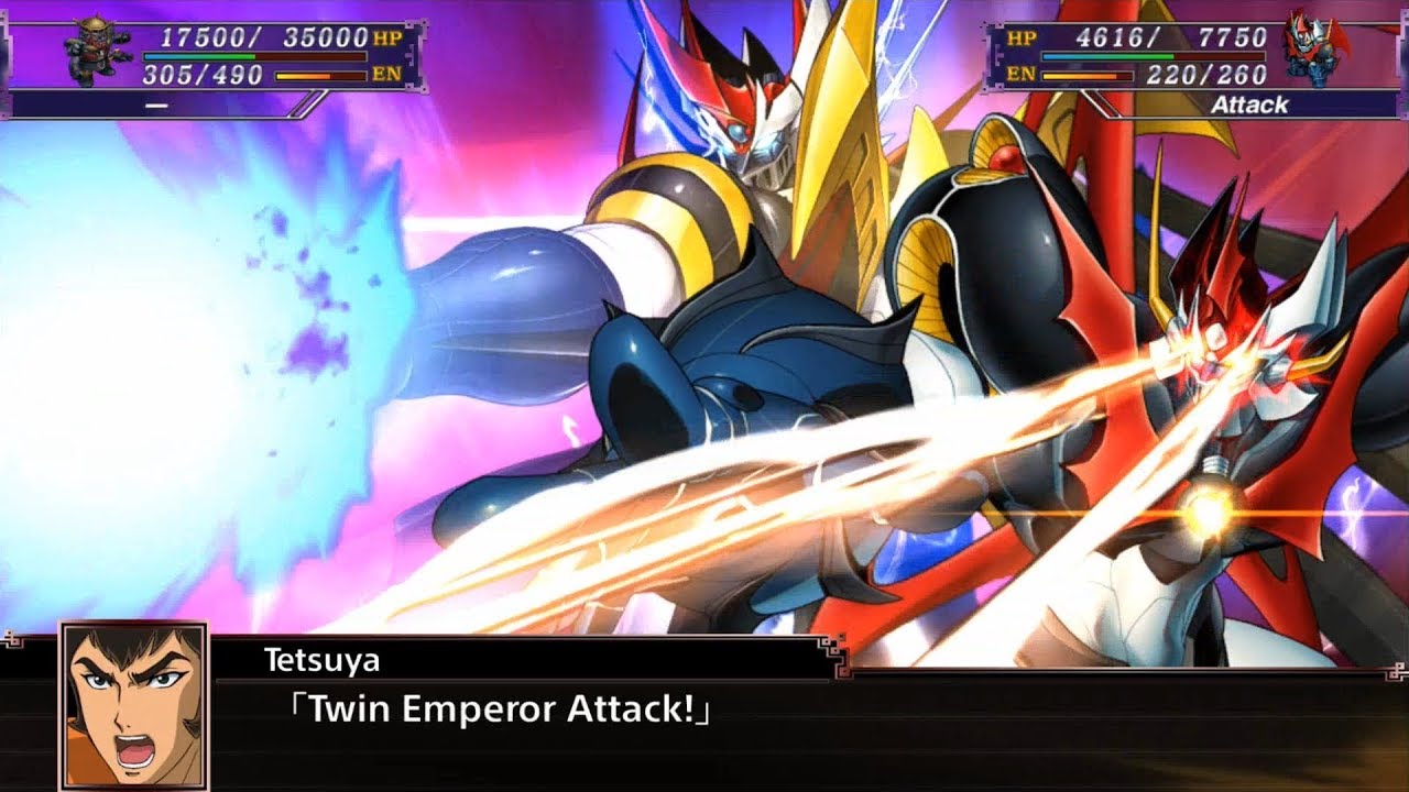 Super Robot Wars X (EN) - Mazin Twin Emperor Attack Event (Secret Stage)[Mazinkaiser Emperor G]