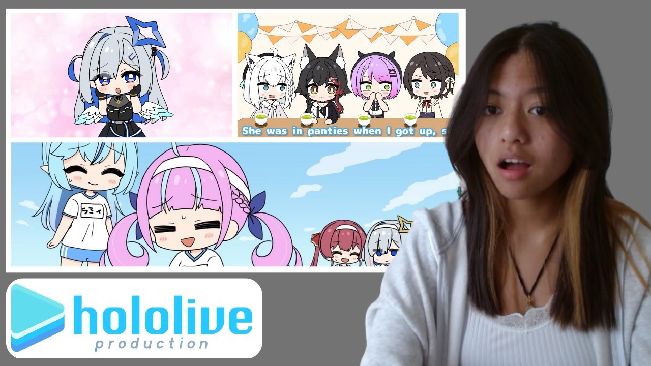 Momonofu EN Hololive Animation РЕАКЦИЯ