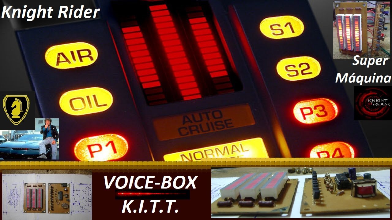 Voice box K.I.T.T. Super Máquina [montagem]