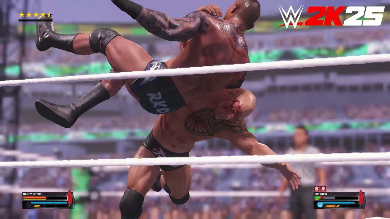 Dream Match WWE 2K25 - The Rock vs Randy Orton