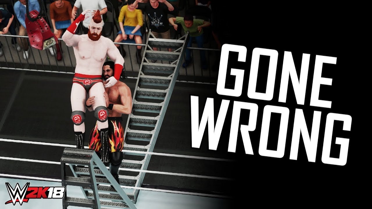 WWE 2K18 - Ladder Finisher OMG Moments Gone Wrong! (OMG Fails)