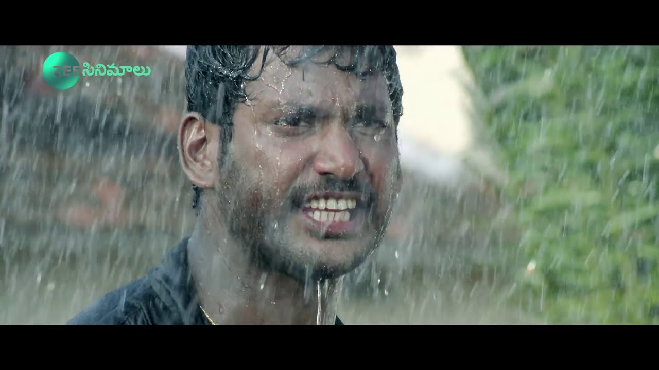Pooja movie vishal mass rain fight | vishal | Shruti Haasan |  Zee Cinemalu