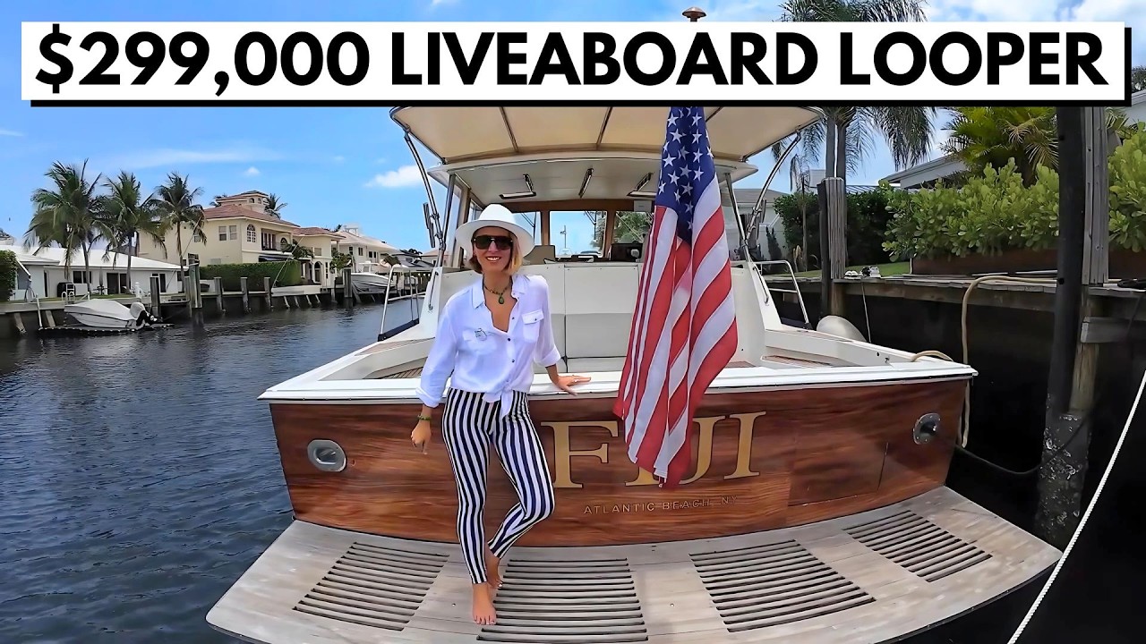 ПОЧЕМУ ТАК ПОПУЛЯРНО? 🤔 Тур на яхте Grand Banks 49' Eastbay HX стоимостью 299 тыс. долларов 1999 год