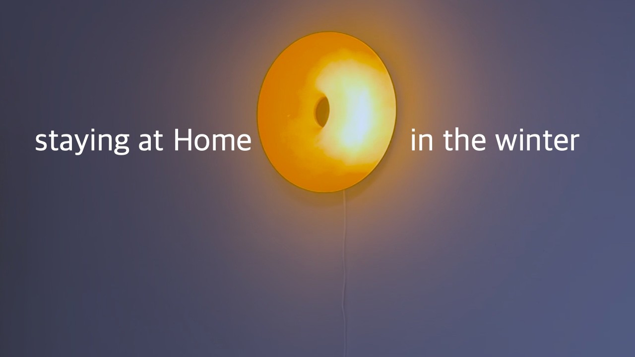 Staying at Home in the Snowy Cold Winter
