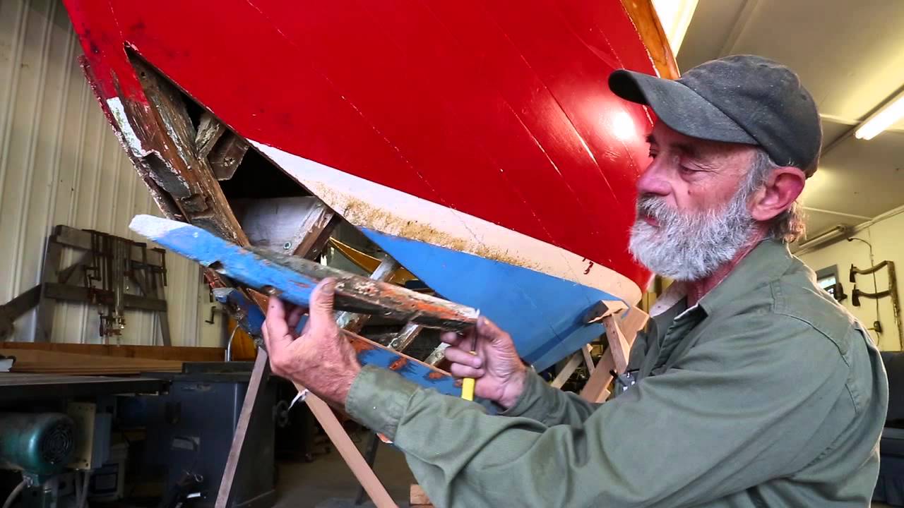 Part 1 - Wooden Boat Building - Reparing a leak on a Herreshoff 12 1/2