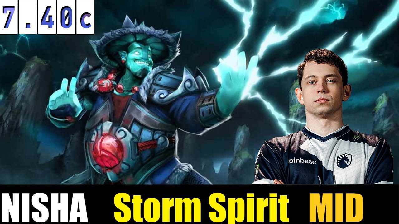 🤯NISHA [Storm Spirit] MID 7.40c - DOTA 2 HIGHEST MMR MATCH#dota2   #dota2gameplay