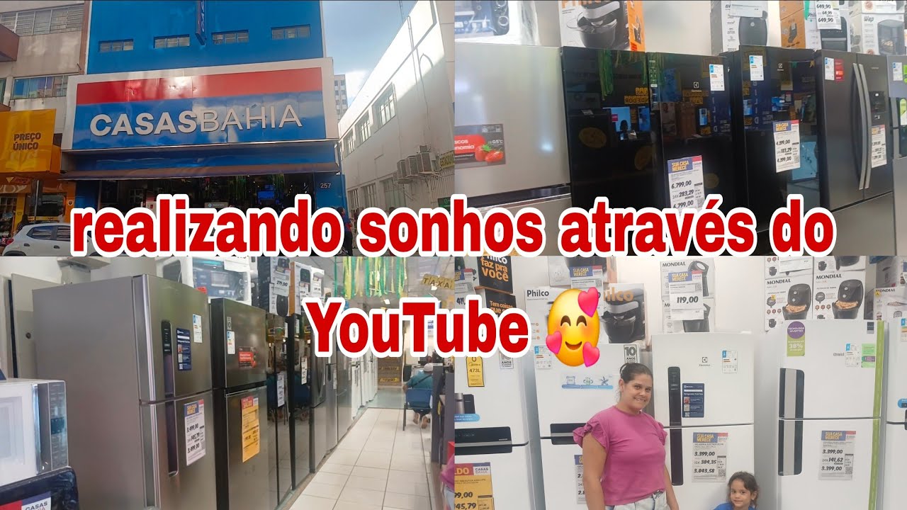 Conquistando sonhos atrav&eacute;s do YouTube 🥰