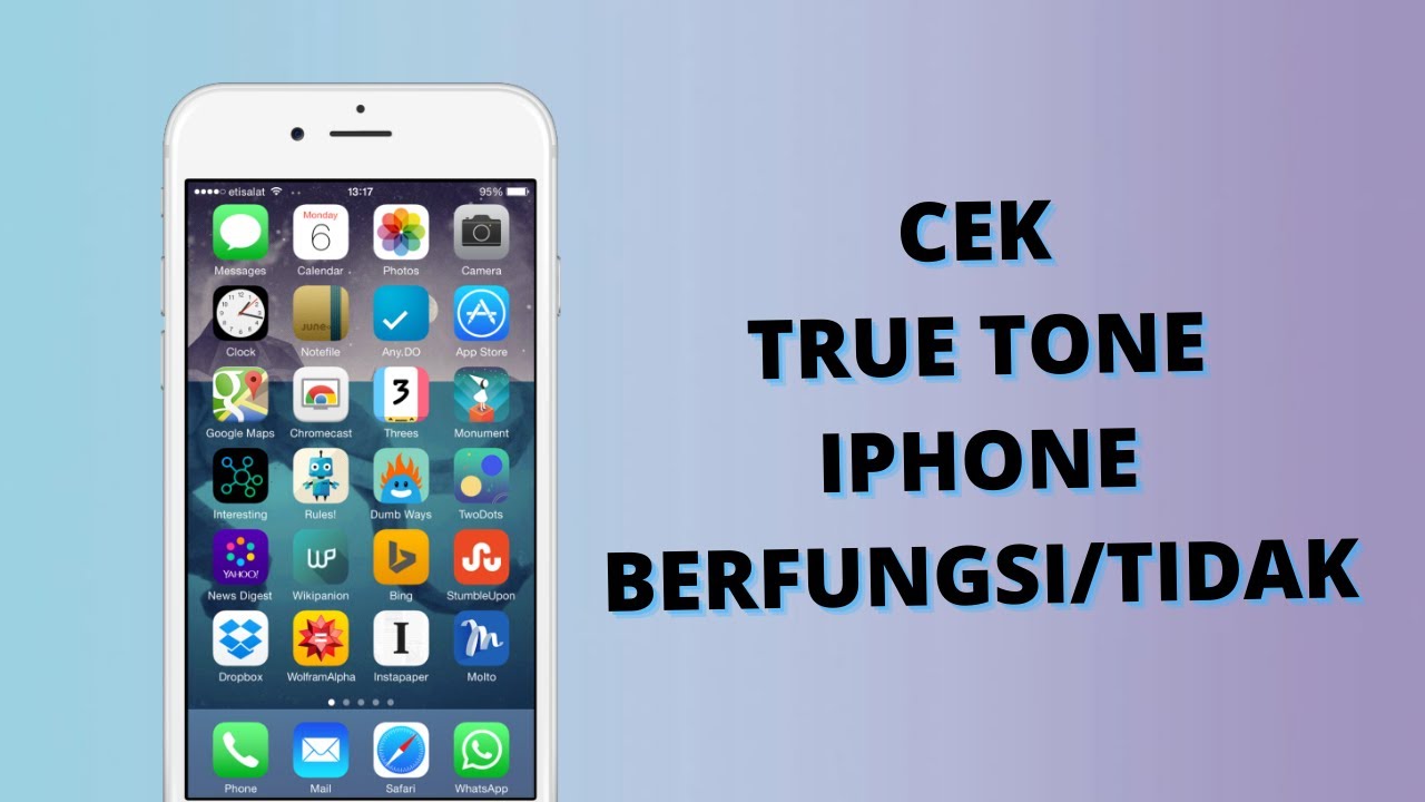 CARA  CEK TRUE  TONE IPHONE BERFUNGSI  ATAU  TIDAK