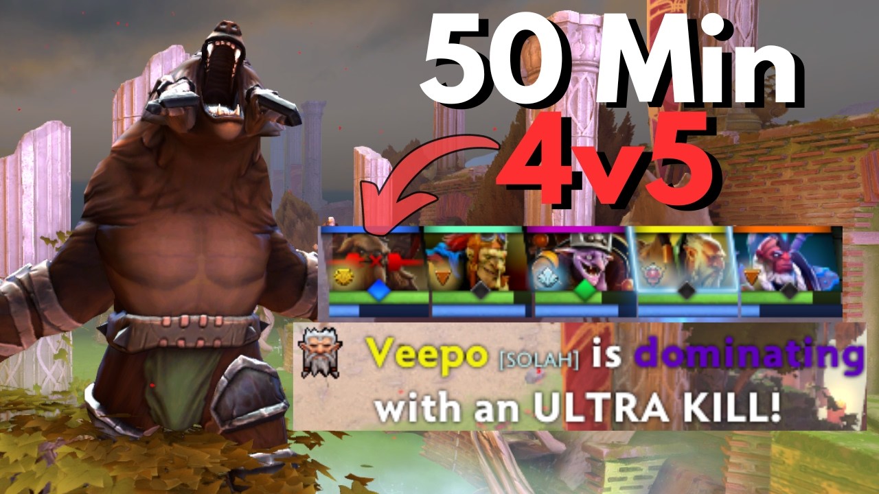 Carrying A 4v5 Game As Lone Druid