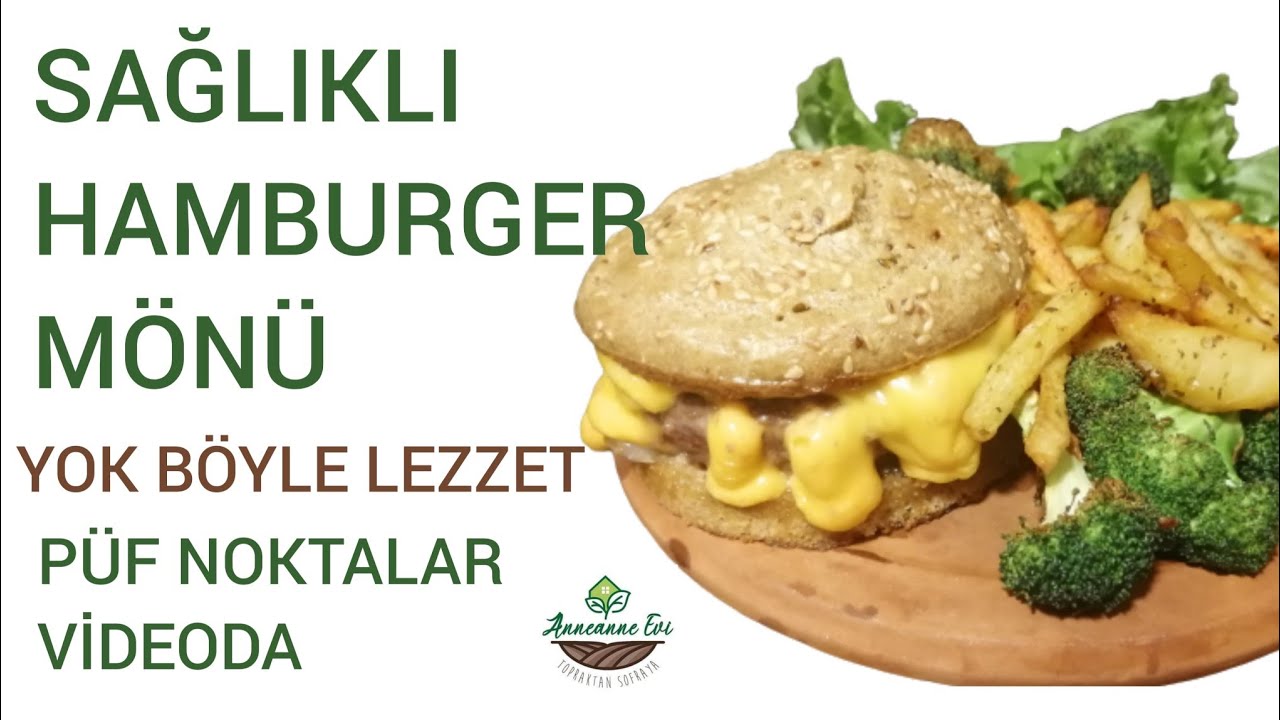 SİYEZ UNLU HAMBURGER EKMEĞİYLE HAMBURGER MÖNÜ