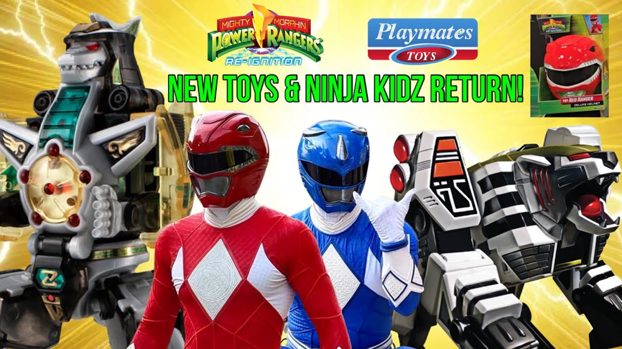 More Toys! New Tigerzord Announced, New Dragonzord Release Info, New Helmets, & Ninja Kidz Are Back!