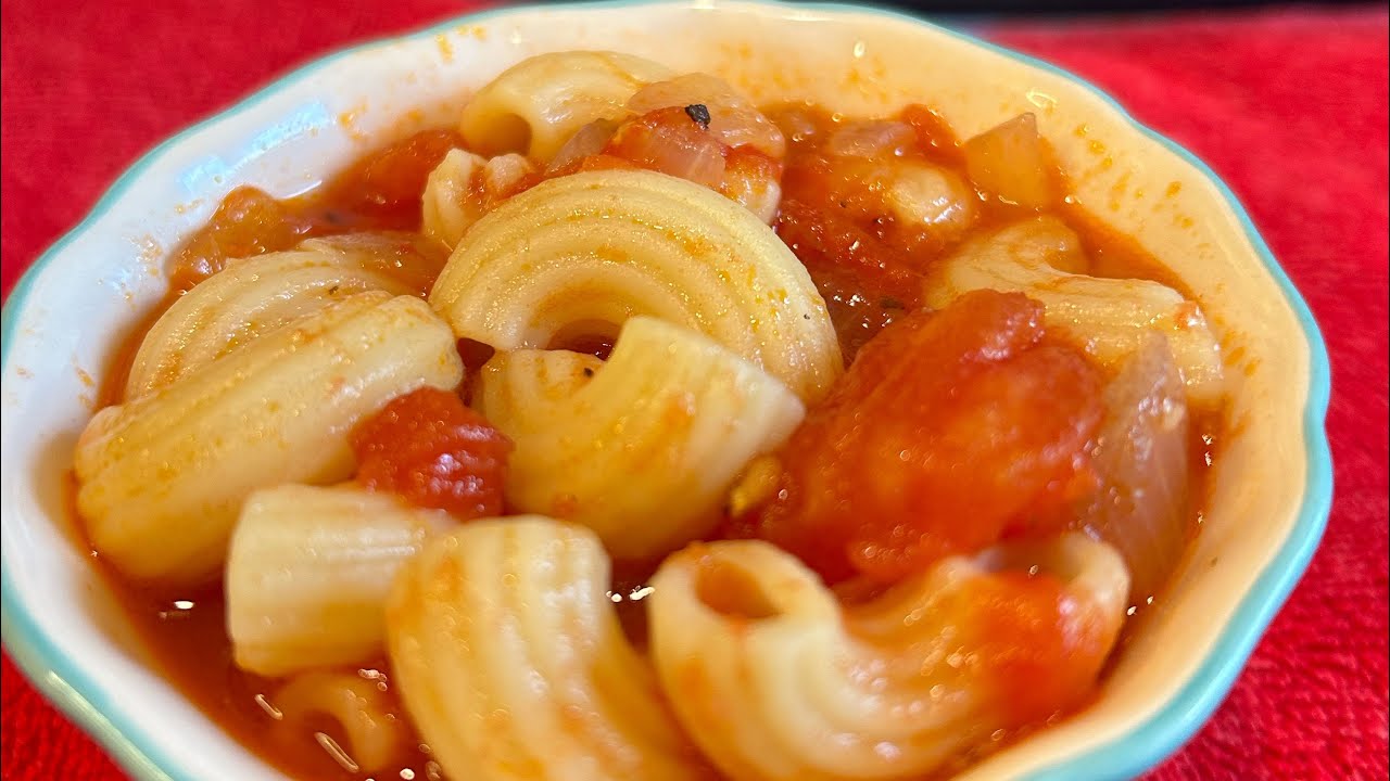 Макароны с помидорами