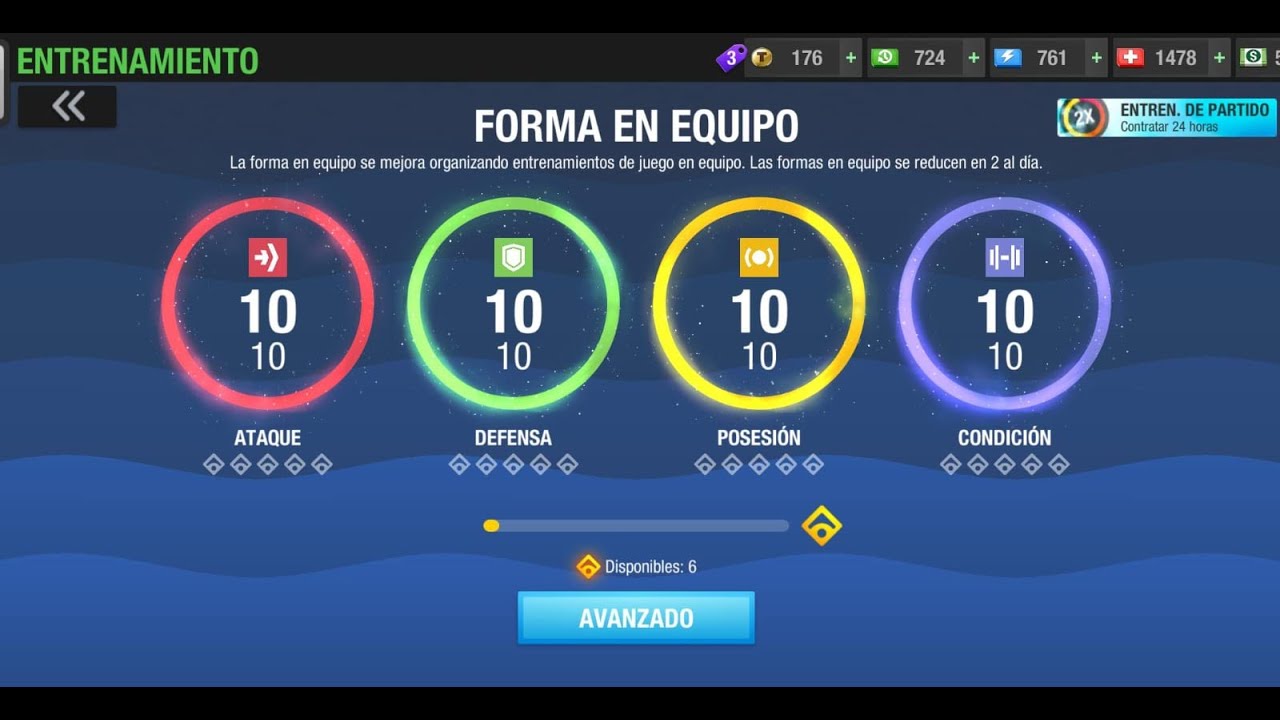 Consejos para mantener la forma del equipo en 40% - Top Eleven