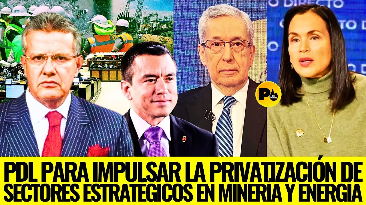 Dr. Augusto Tandazo (Noboa envía PdL para impulsar la privatización deSectores estratégicos en Minis