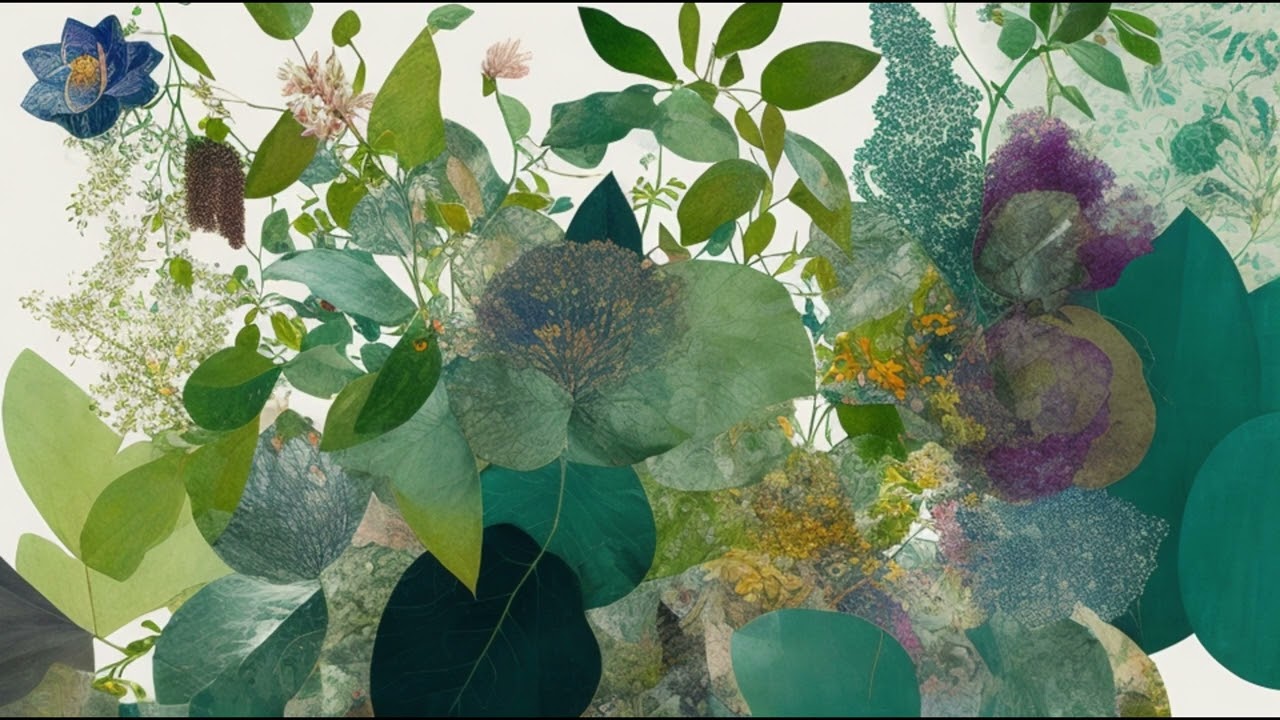 Floral Watercolour TV Screensaver – TV Wallpaper – 1 Hour – No Music, No Sound