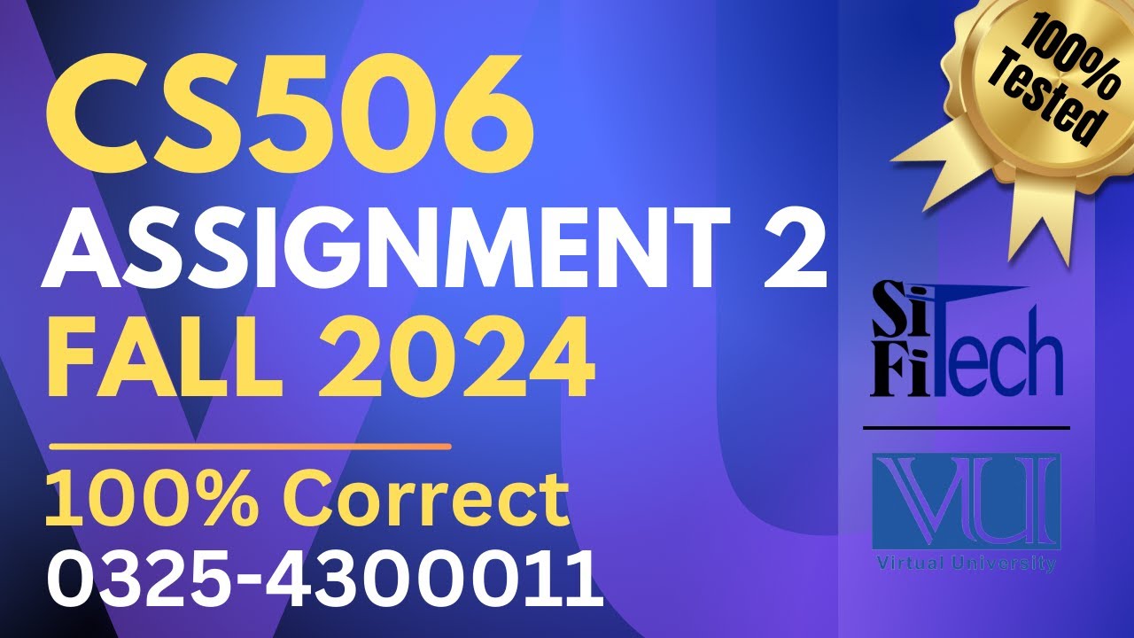 CS506 assignment 2 solution 2024 | CS506 assignment 2 solution fall 2024