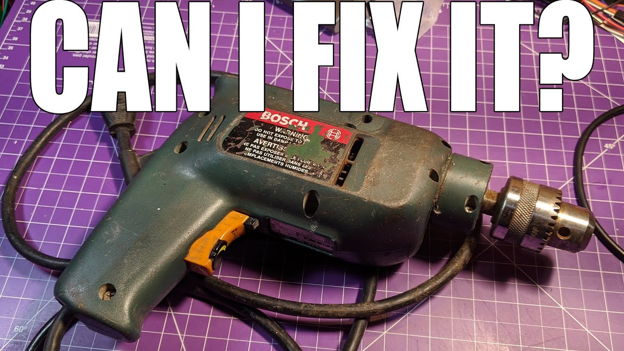 Taking A Look At An Old Bosch Drill