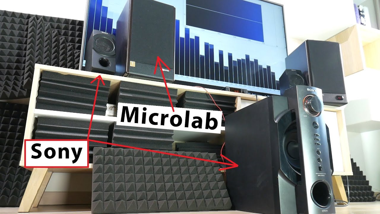Microlab VS Sony Sound & Bass Test