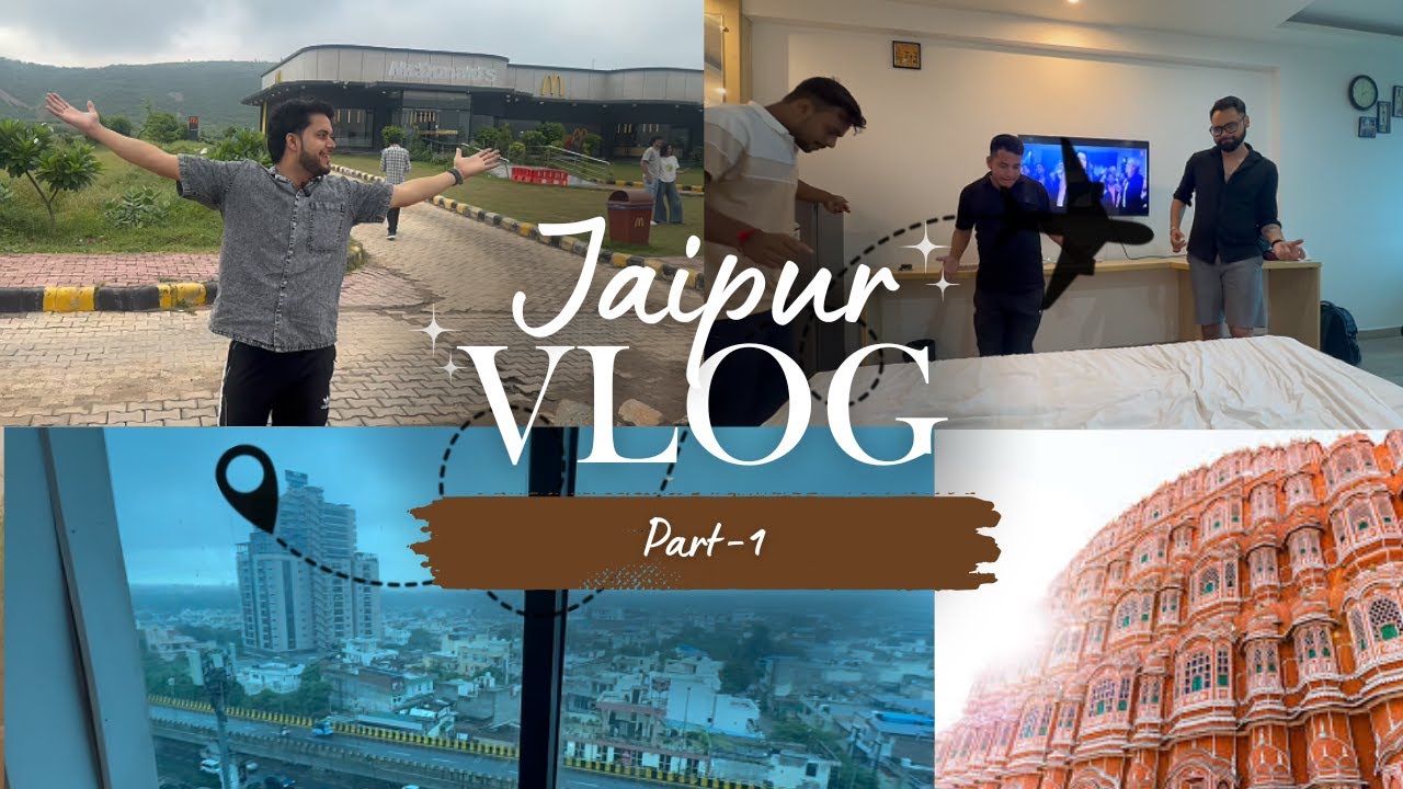 Jaipur Vlog - Pink City Of India | Part-1 | Vlog Wala Sumit