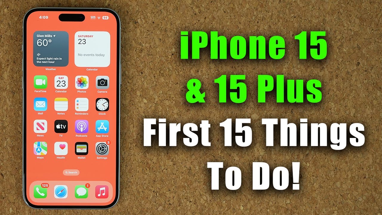 iPhone 15 и 15 Plus — первые 15 дел!