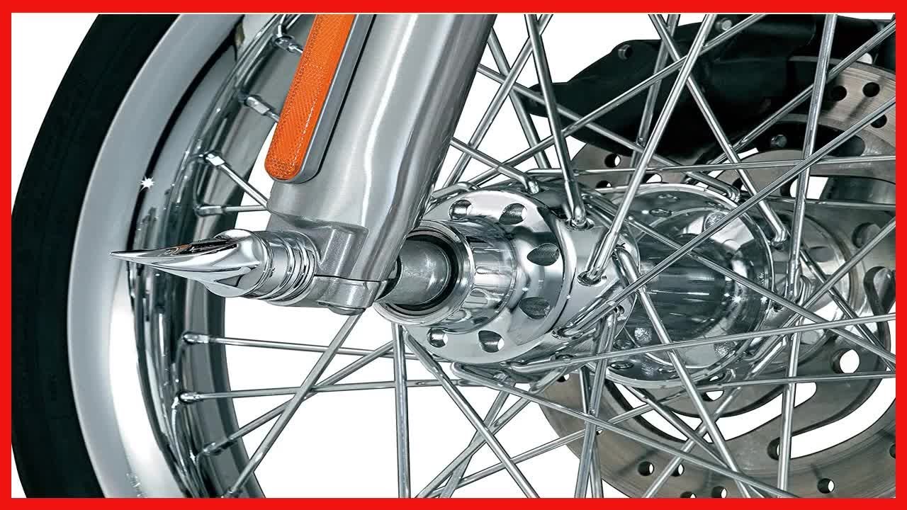 Enhance Your Ride with Kuryakyn 1217 Twisted Axle Caps for Harley-Davidson