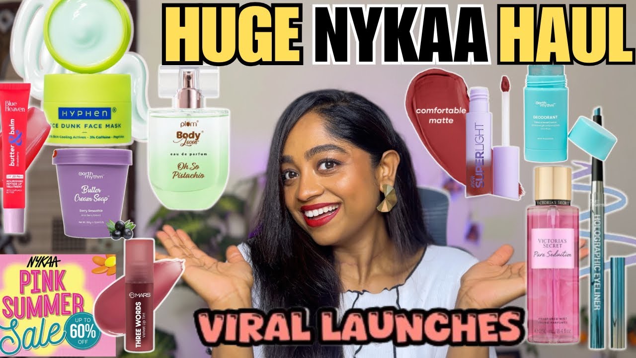 Nykaa Pink Summer Sale Haul 2025 🌸 |Viral New Makeup Launches & Best Deals! @Bronze beauty diaries