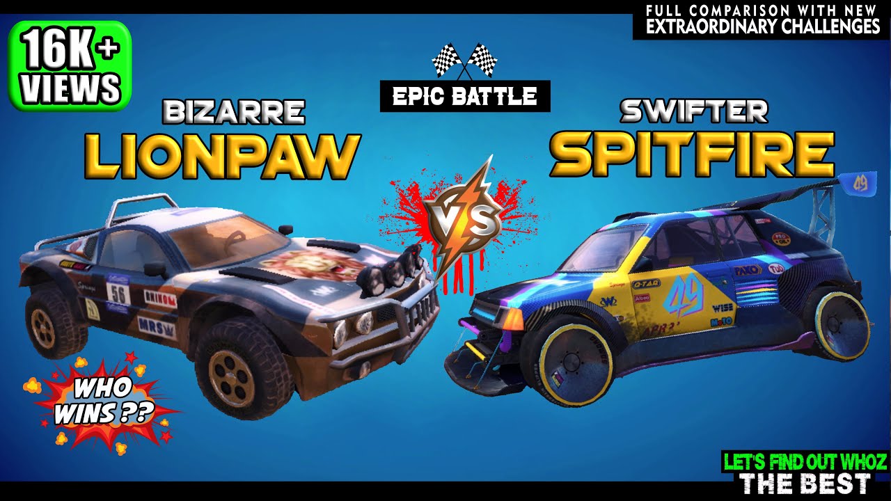 OFF THE ROAD LIONPAW Vs SPITFIRE | WHO WINS? | OPEN WORLD DRIVING SIMULATOR | INFINITE | GAME RAIDER