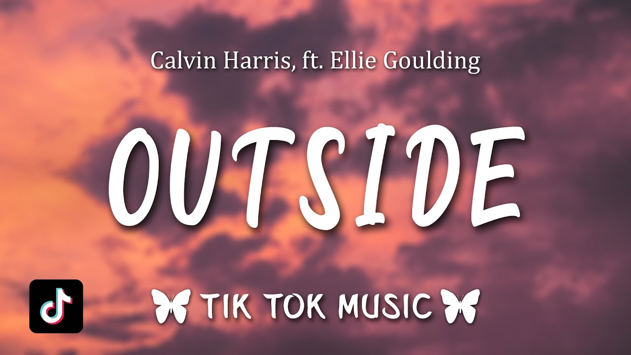 Calvin Harris - Outside (Slowed Tiktok Remix) (Lyrics) 