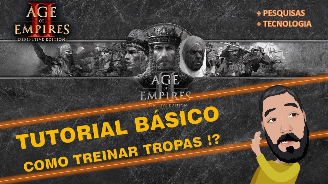 Como Treinar Tropas e Aprimora-las - TUTORIAL BÁSICO | Age of Empires 2 DE