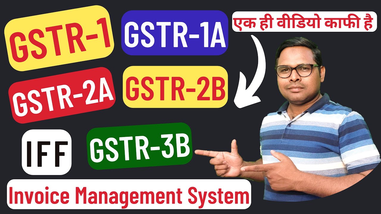 GST Forms | GSTR-1 | GSTR-1A | IFF | GSTR-2A | GSTR-2B | GSTR-3B & IMS