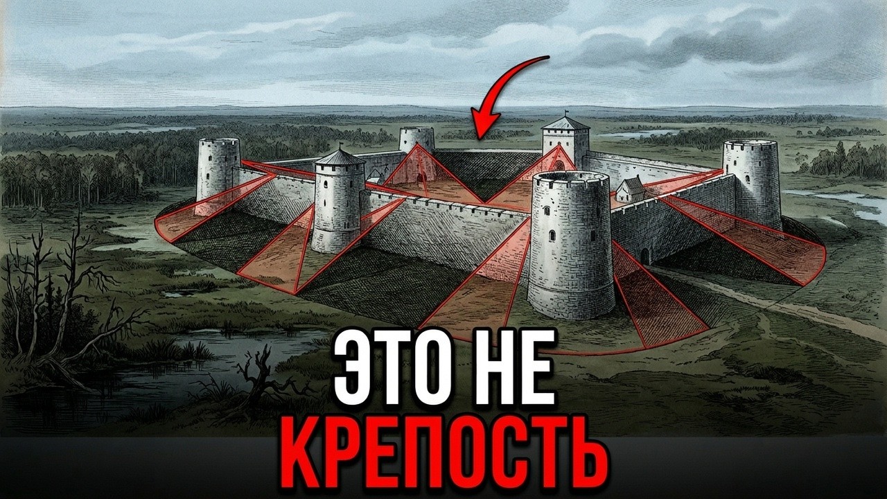 Эту &laquo;Крепость&raquo; XIV Века НЕВОЗМОЖНО Использовать Для Обороны &mdash; Вот Чертёж И Расчёт Углов