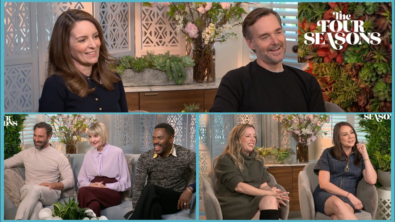 Netflix's THE FOUR SEASONS Cast Interview! Tina Fey, Will Forte, Colman Domingo, Kerri Kenney-Silver