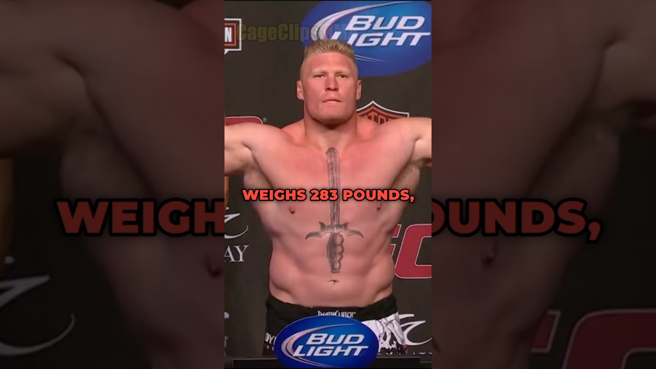 Brock Lesnar: From Pro Wrestling to UFC Heavyweight Champion #ufc